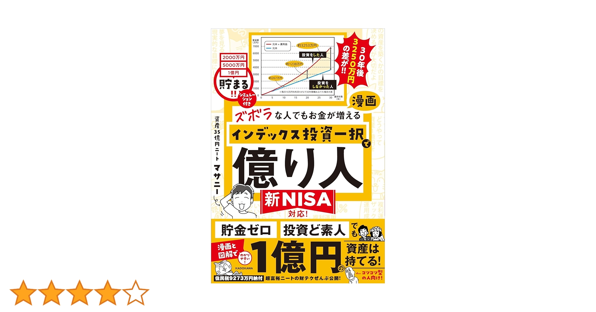 ズボラな人でもお金が増える 漫画インデックス投資一択で億り人